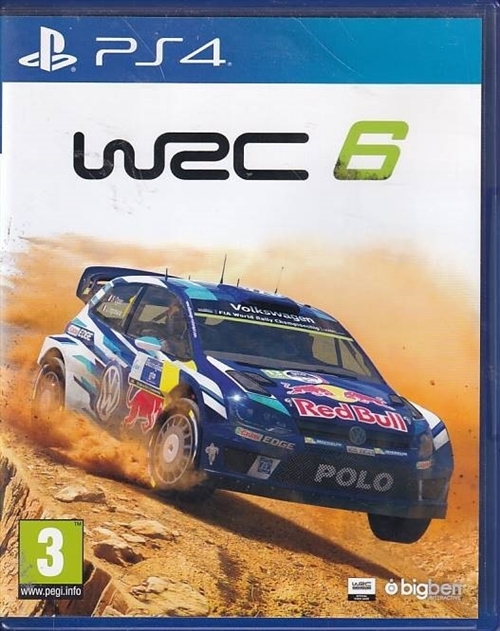 WRC 6 - PS4 (A Grade) (Genbrug)